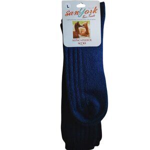 ALPACA Unisex Soft Socks Antimicrobial Temp Adjusting Partially Handmade NWT